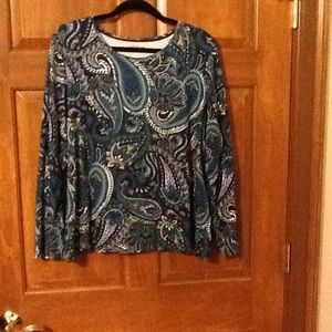 Croft &Barrow Top Size 2X  in very good cond